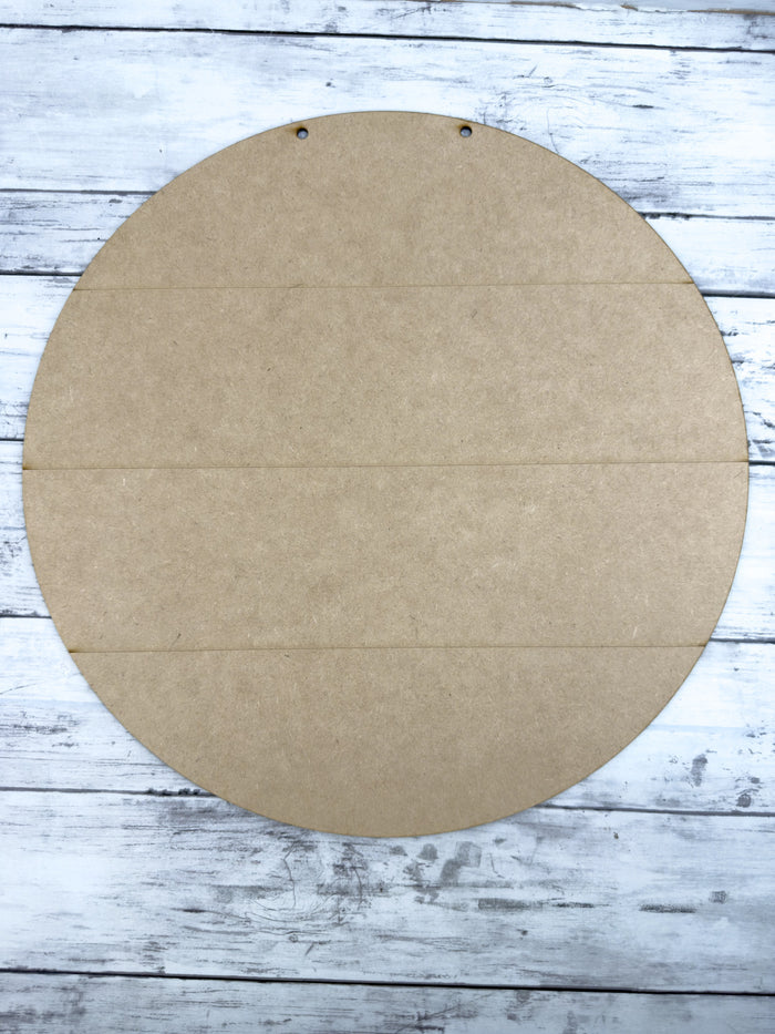 15 in Round Halloween Cat Door Hanger Sign DIY Kit