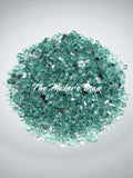 16 oz. Reflective Aqua Crushed Fire Glass 1/4in