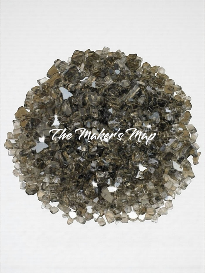 16 oz. Reflective Bronze Crushed Fire Glass 1/4in