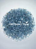 16 oz. Reflective Pacific Blue Crushed Fire Glass 1/4in