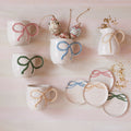 18 oz. Stoneware Mug with Bow Handle, 4 Colors