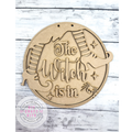 9 in round Witch is In Sign DIY Kit