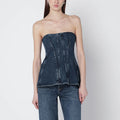 Apparel & Accessories AGOLDE - Blue Lara denim corset Brand