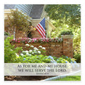 American Flag (Joshua 24:15) - Frameable Print