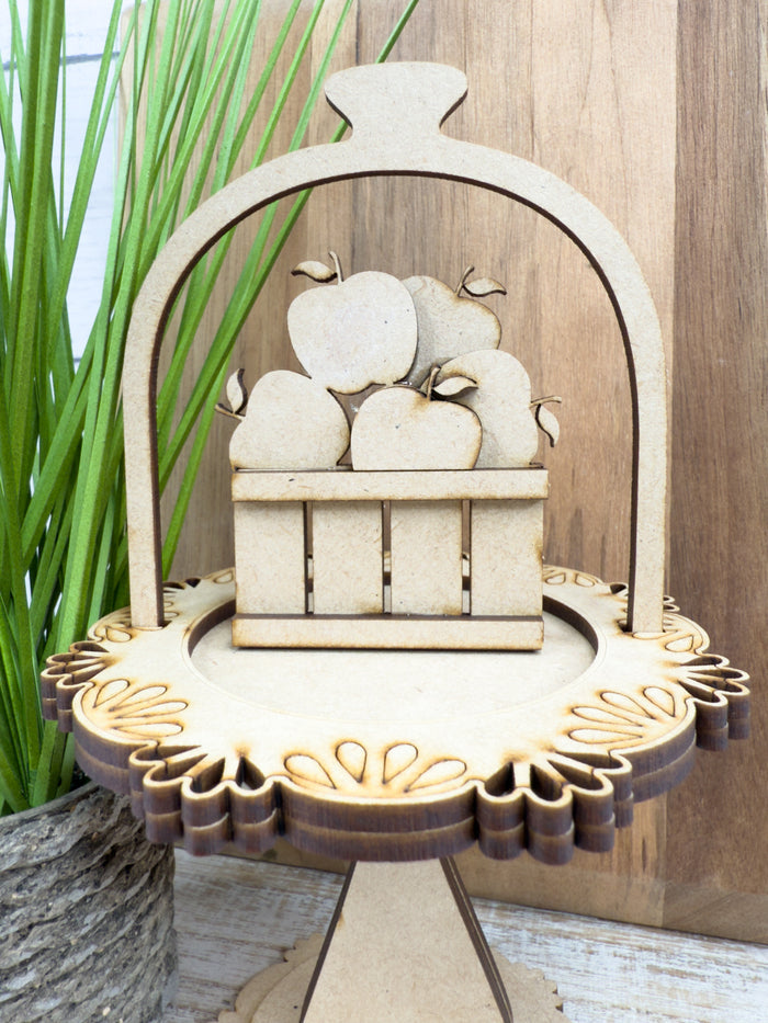 Apples Cloche Cake display Add on Insert kit