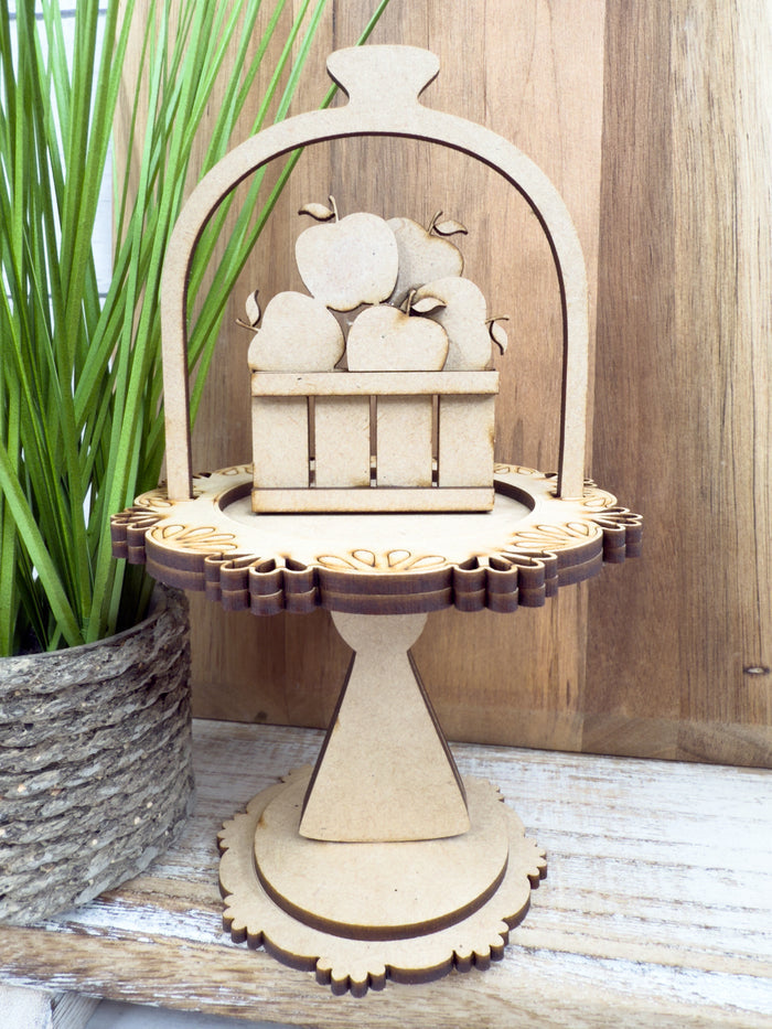 Apples Cloche Cake display Add on Insert kit