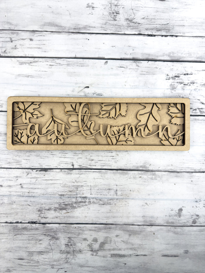 Autumn Sign Box Sitter DIY Kit