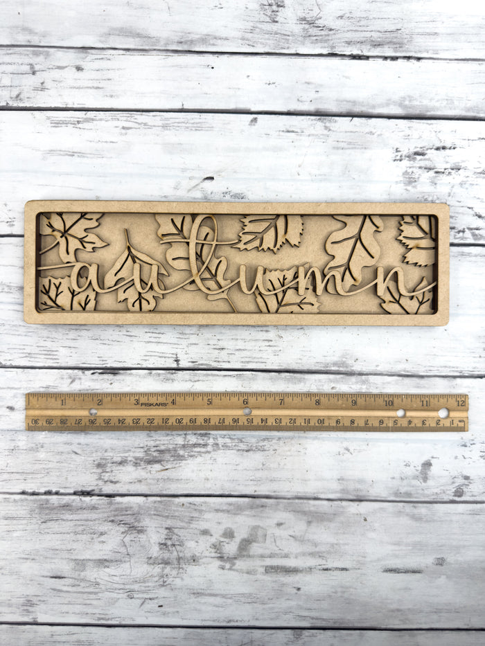 Autumn Sign Box Sitter DIY Kit