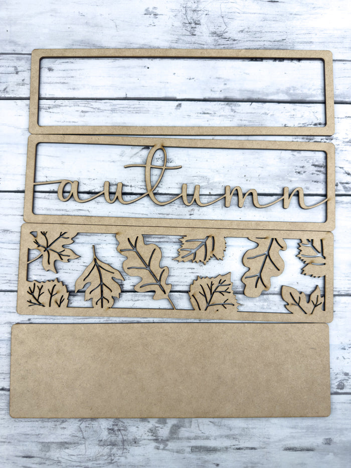 Autumn Sign Box Sitter DIY Kit