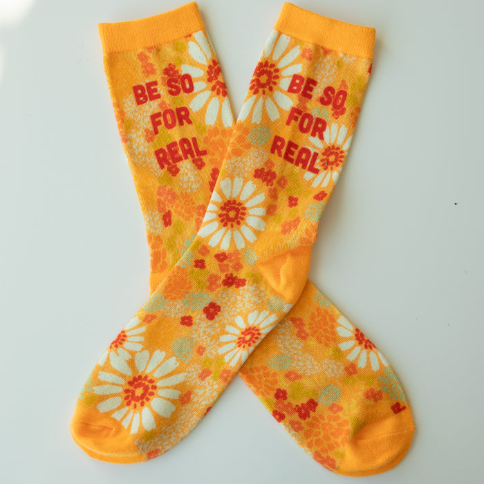 Be So For Real Unisex Socks
