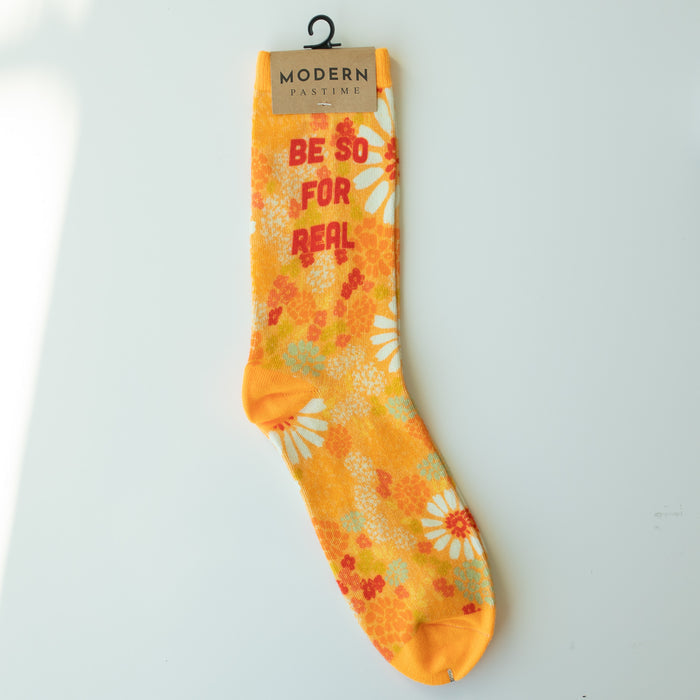 Be So For Real Unisex Socks