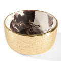 Bianco Nero Round Bowl
