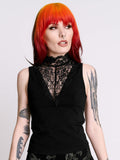 Black Lace Top