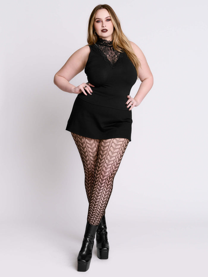 Black Lace Top