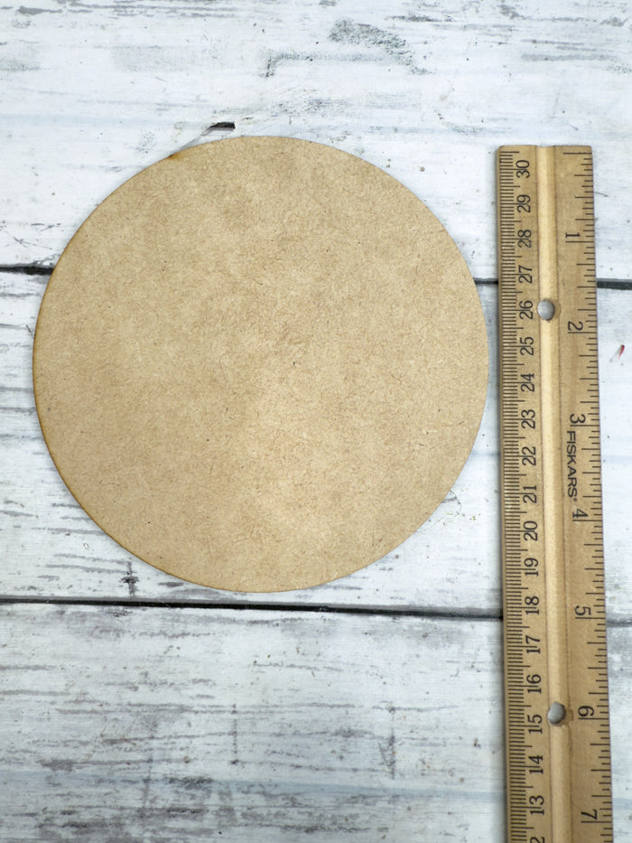 Blank 5 in Round with holes Cut out DIY Kit