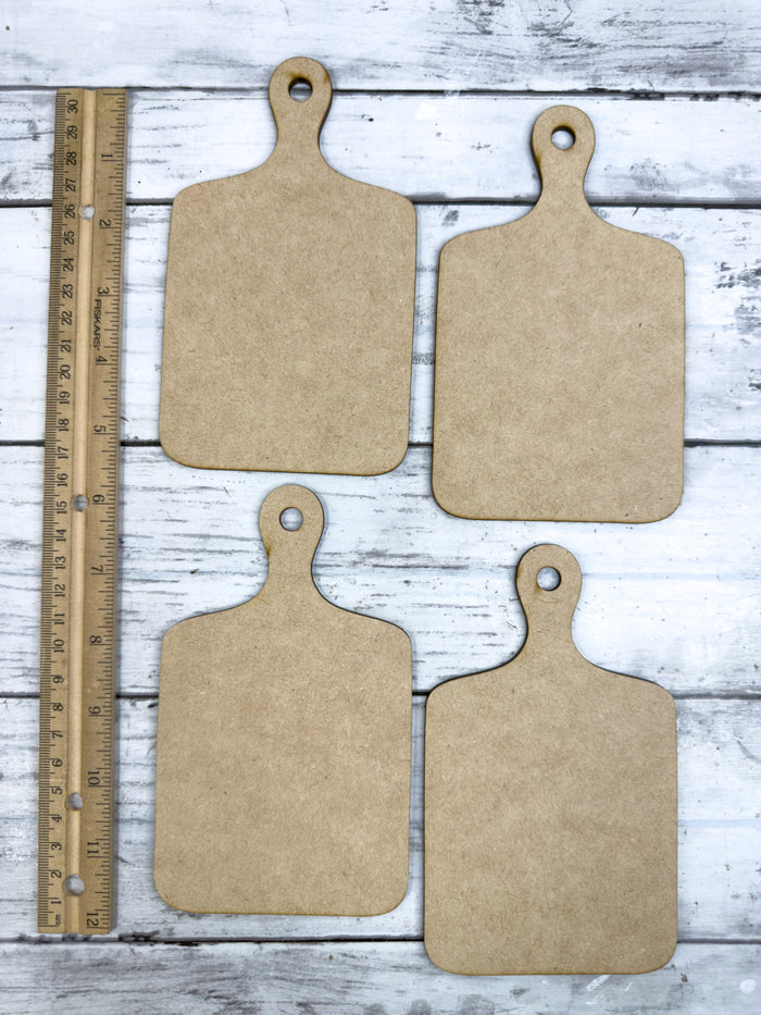Blank Mini Cutting boards WITHOUT lines DIY Kit