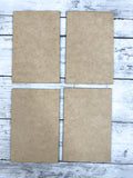 Blank set of Planks 4x6 inch DIY Kit