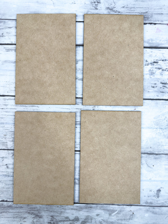 Blank set of Planks 4x6 inch DIY Kit