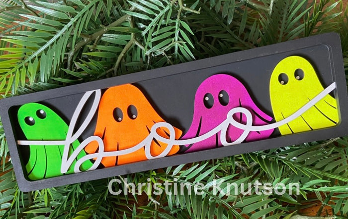 Boo Sign Box Sitter DIY Kit