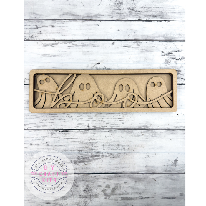 Boo Sign Box Sitter DIY Kit