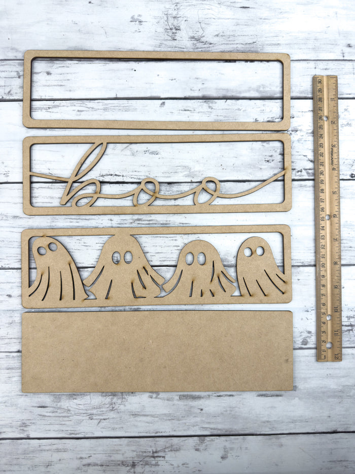 Boo Sign Box Sitter DIY Kit