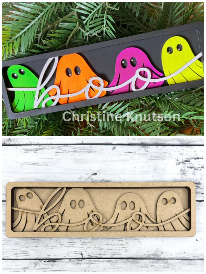 Boo Sign Box Sitter DIY Kit