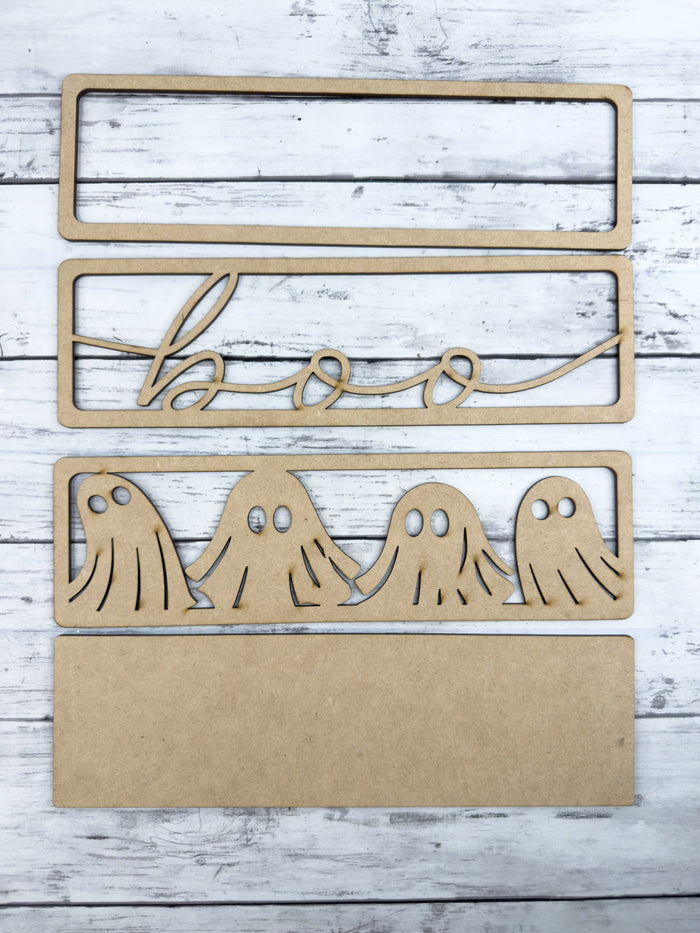 Boo Sign Box Sitter DIY Kit