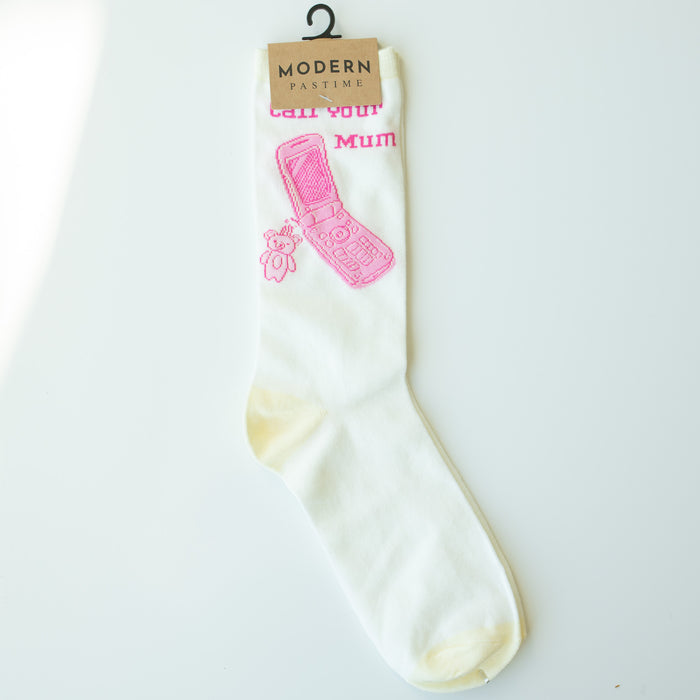Call Your Mum Unisex Socks