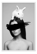 Canvas Print 50x70cm / White Rania Rania Wall Art : Ready to hang framed artwork. Brand