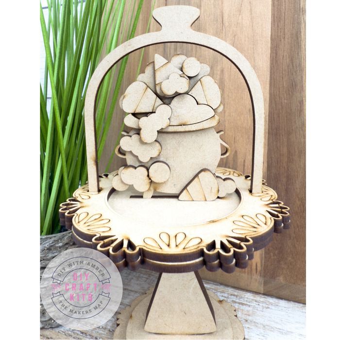 Cauldron Cloche Cake display Add on Insert kit