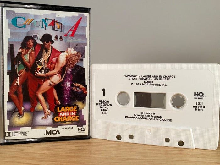 CHUNKY A - large and in charge - CASSETTE TAPE