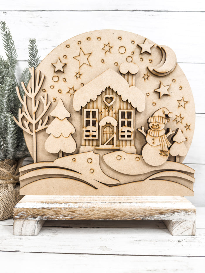 Crafty Crate globe July 2024 Past Box Kit (non-subscription)