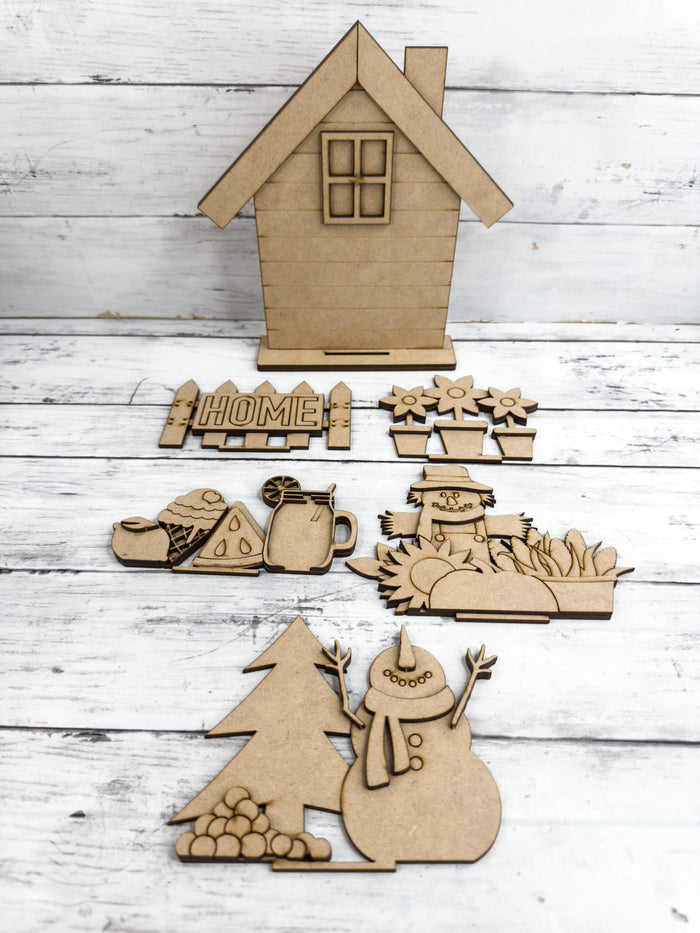 Crafty Crate Interchangeable House Dec 2024 Past Box Kit (non-subscription)