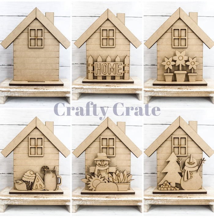 Crafty Crate Interchangeable House Dec 2024 Past Box Kit (non-subscription)