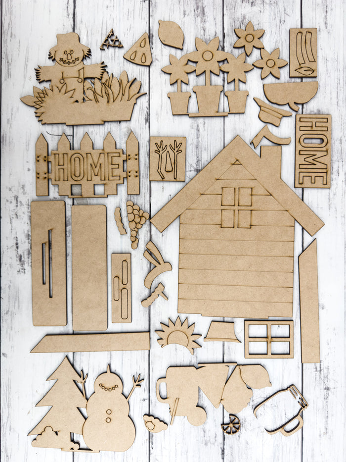 Crafty Crate Interchangeable House Dec 2024 Past Box Kit (non-subscription)