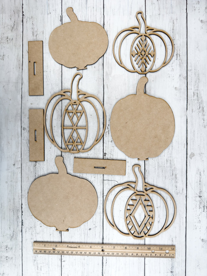 Crafty Crate Pumpkins Aug 2024 Past Box Kit (non-subscription)