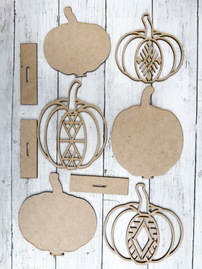 Crafty Crate Pumpkins Aug 2024 Past Box Kit (non-subscription)