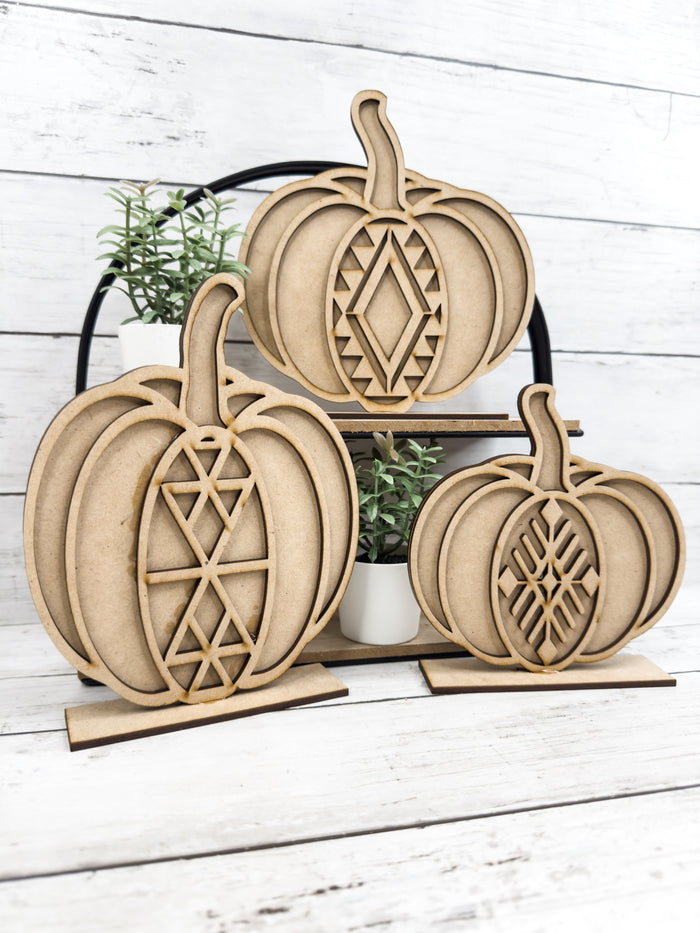 Crafty Crate Pumpkins Aug 2024 Past Box Kit (non-subscription)
