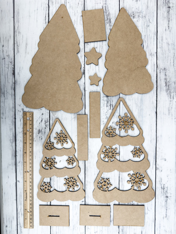 Crafty Crate Trees Nov 2024 Past Box Kit (non-subscription)