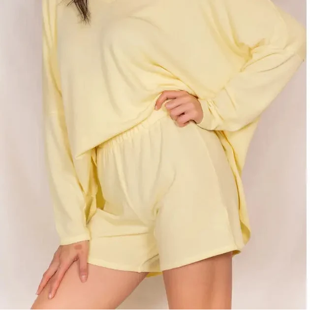 Crepe Hacci Shorts