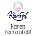 Custom Order Reserved for Karen