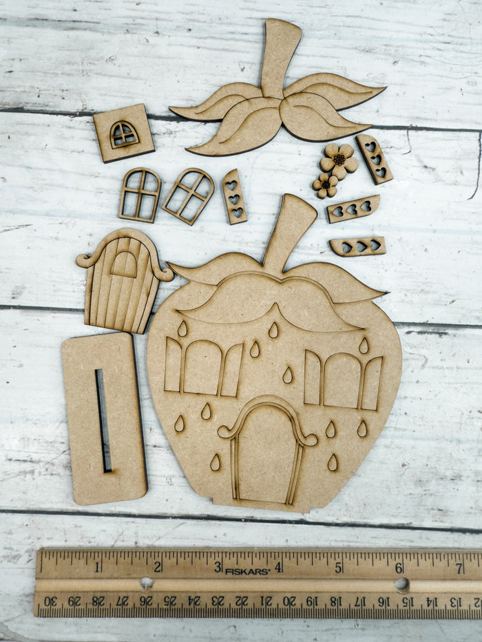 Cute Little Strawberry House Sitter DIY Kit