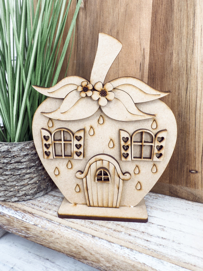 Cute Little Strawberry House Sitter DIY Kit