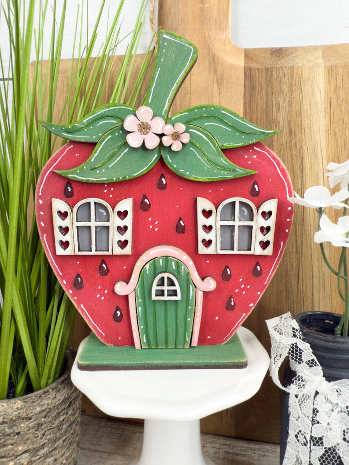 Cute Little Strawberry House Sitter DIY Kit