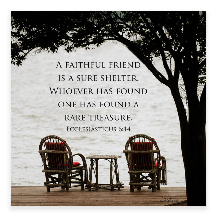 Dixie's Deck (Ecclesiasticus 6:14) - Frameable Print