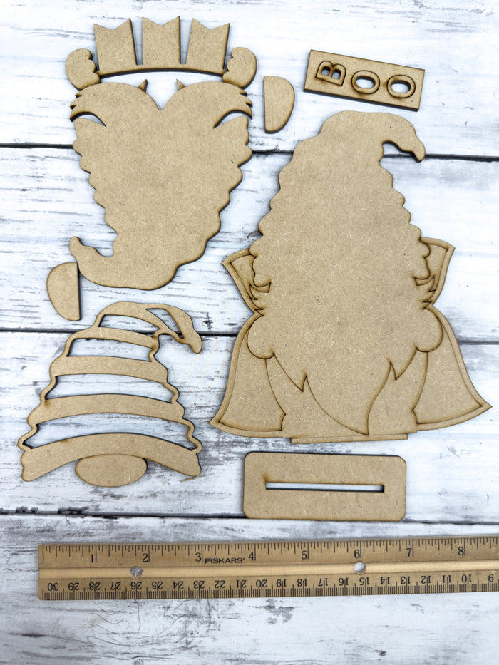 Dracula Gnome BOO Halloween DIY Kit