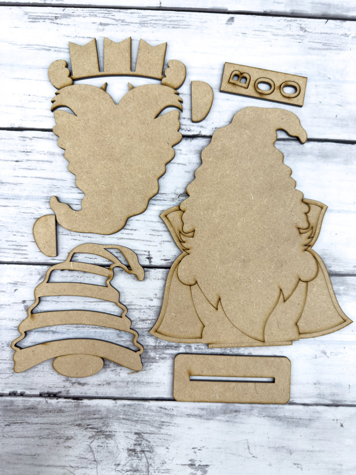 Dracula Gnome BOO Halloween DIY Kit