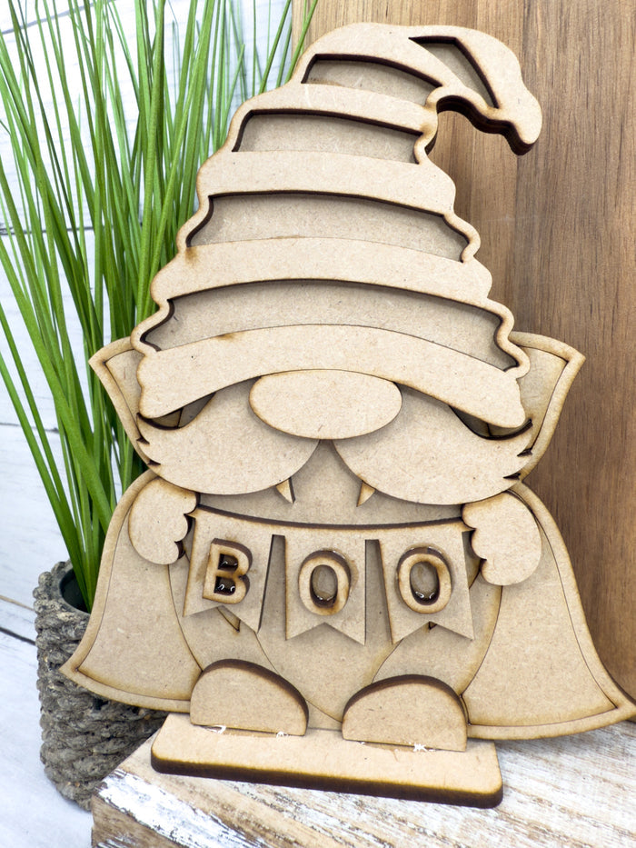 Dracula Gnome BOO Halloween DIY Kit
