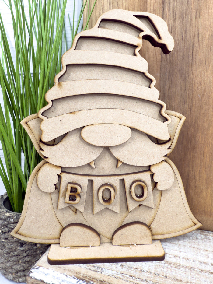 Dracula Gnome BOO Halloween DIY Kit