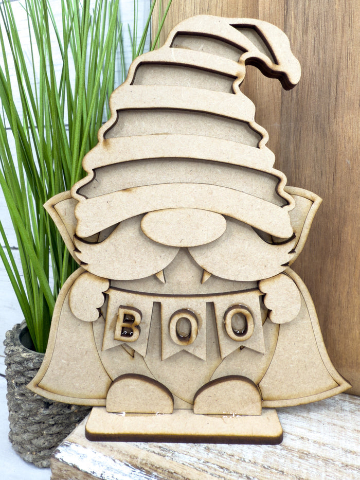 Dracula Gnome BOO Halloween DIY Kit